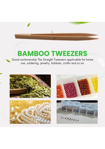 Sivri Uç Bambu Düz Cweezer Çay Maşa Kullanışlı Alet (Yurt Dışından) modelleri