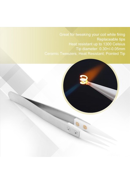 Seramik Cımbız - Isıya Dayanıklı - Gösterimli Uç (Yurt Dışından) indirimleri