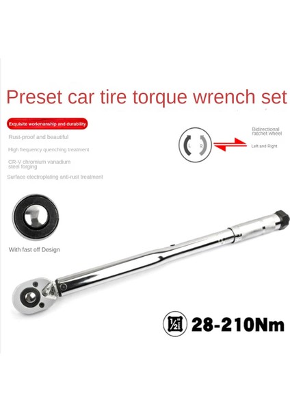 1/2in Tork Anahtarı - Çift Yönlü Ayarlanabilir Anahtar Seti Araba Tiretorque Anahtar Tork Kollu Mandal Hızlı Anahtar Aracı (Yurt Dışından) fırsatları