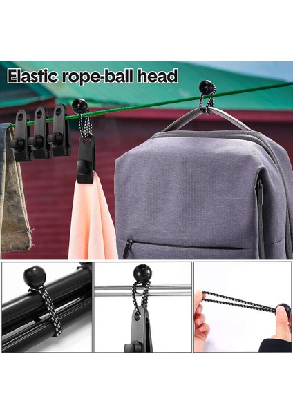 30 Adet Muşamba Klipsleri ve 30PCS Top Bungee Kordonları Muşamba Kelepçeleri Ağır Hizmet Tipi Kilidi Kavrama Çadır Bağlantı Elemanları Klips Havuz Tente Kapağı (Yurt Dışından) modelleri