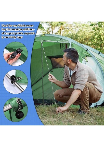 30 Adet Muşamba Klipsleri ve 30PCS Top Bungee Kordonları Muşamba Kelepçeleri Ağır Hizmet Tipi Kilidi Kavrama Çadır Bağlantı Elemanları Klips Havuz Tente Kapağı (Yurt Dışından) fırsatları