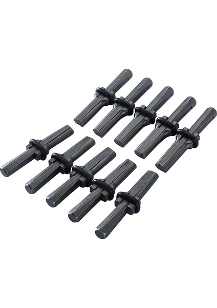 10 Adet 9/16INCH Fiş Takma Tüyler Beton Beton Kaya Taş Ayırıcı El Aletleri Sert Taşı Bölmek Için Uygun (Yurt Dışından)