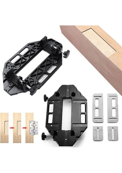 Kapı Menteşe Şablonu Jig Hassas Ahşap Işleme Menteşe Slot Konumlandırıcı Hafif Kapı Deliği Açıcı Oluk Bulucu (Yurt Dışından) fiyatları