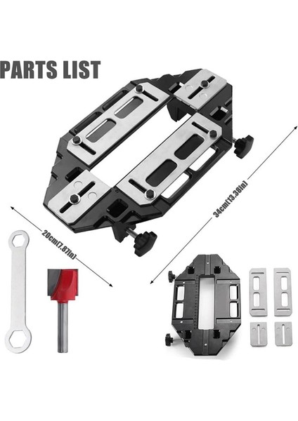 Kapı Menteşe Şablonu Jig Hassas Ahşap Işleme Menteşe Slot Konumlandırıcı Hafif Kapı Deliği Açıcı Oluk Bulucu (Yurt Dışından) modelleri
