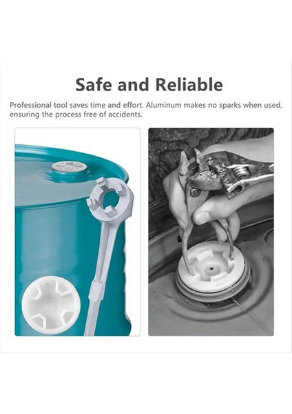 2pcs Bung Anahtarı Alüminyum Galon Anahtarı Varlık Namlu Anahtarı Açıcı Aracı Açmak Için 10 15 20 30 50 55 Galon Davul (Yurt Dışından) fiyatları