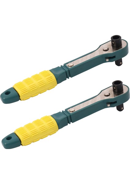 2x Mini 1/4 Kafa Tornavida Kutbu 6 35MM Iç Hexagon Cırcır Soket Soketi Çift Baş Ev Alet Aksesuar (Yurt Dışından)