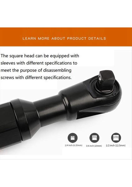 Ağır Sağ Açılı Pnömatik Mandal Anahtarı Setleri Ev Kullanımı Oto Onarımı Üretim ve Inşaat Için Uygundur (Yurt Dışından) indirimleri