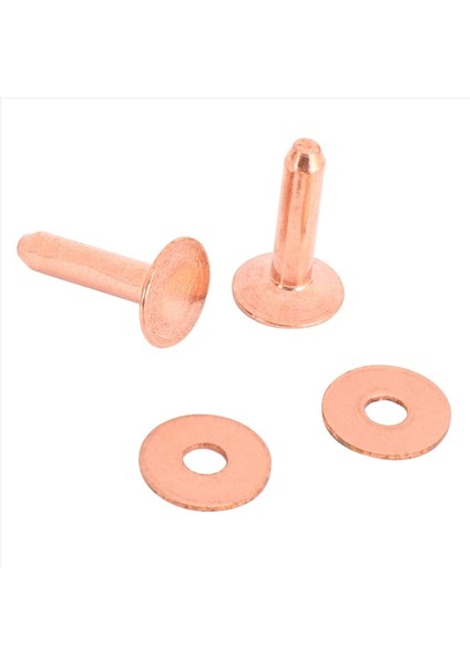 100 Set Bakır Perçin ve Çapak Deri Kayışlar Için Bakır Perçinler Cüzdanlar Yakalar Deri Diy Zanaat Malzemeleri 5/8 Inç (Yurt Dışından) fiyatları