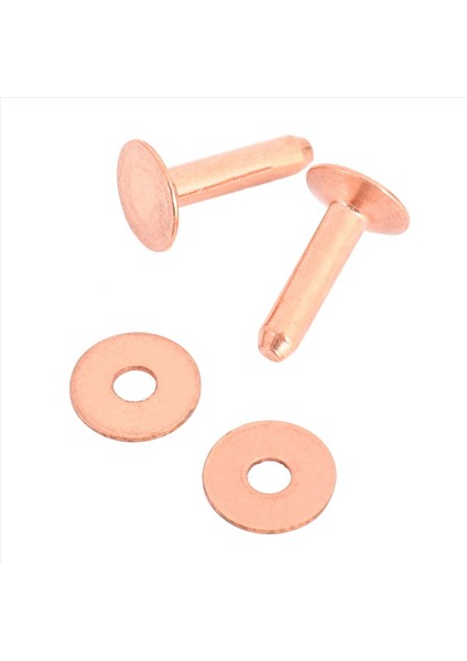 100 Set Bakır Perçin ve Çapak Deri Kayışlar Için Bakır Perçinler Cüzdanlar Yakalar Deri Diy Zanaat Malzemeleri 5/8 Inç (Yurt Dışından) modelleri