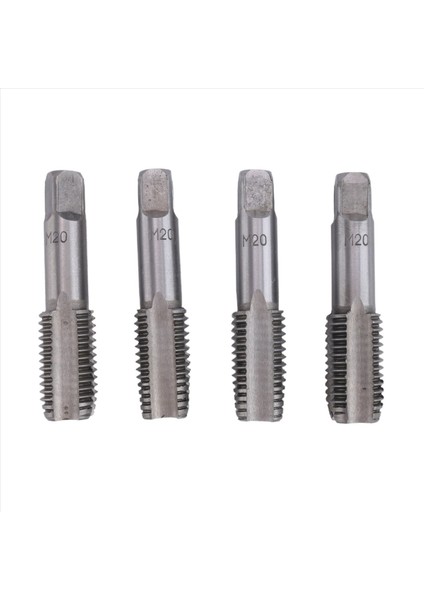 2 Çift Yatak Çelik Kendine Dokunan Matkap Bitleri El Aleti Iplik Metrik Muslukları M20X2 5mm (Yurt Dışından)