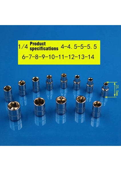 46 Parçalı Manşon Kombinasyonu 1/4 Cırcır Anahtarı Tornavida Soketi Sürgülü Çubuk Kare Mafsal Evrensel (Yurt Dışından) fırsatları