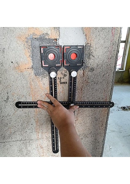 Çift Başlı Karo Açma Bulucu Çok Fonksiyonlu Fayans Tanrı Karo Açma Konumlandırıcısı (Yurt Dışından) modelleri