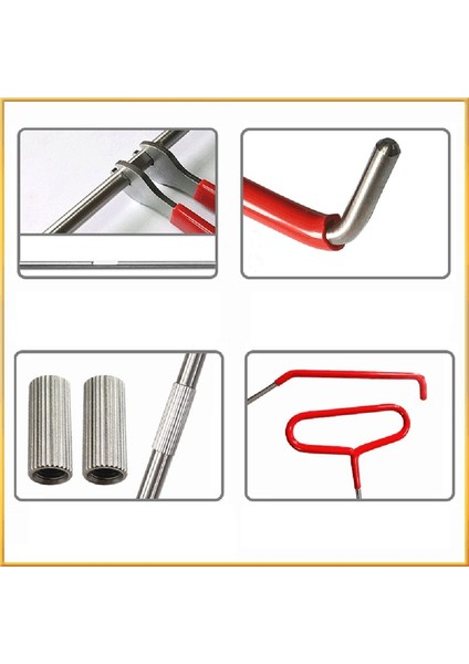 Araba Uzun Mesafeli Kanca Alet Paslanmaz Çelik Kutup Araba Kendi Kendine Sürüş Acil Durum Alet Rocker Alet Kiti (Yurt Dışından) fırsatları