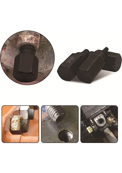 Hasarlı Cıvata Çıkma Kitlerini Çıkarmak Için 10 Pc Cıvata Çıkma Set Vidası ve Çıkartma Kiti (Yurt Dışından) modelleri