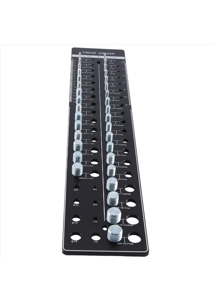 34 Somun ve Cıvata Diş Denetleyicisi Cıvata Boyutu ve Iplik Göstergesi Standardı ve 19 Standart ve 15 Metrik Cıvatalı Metrik (Yurt Dışından) modelleri