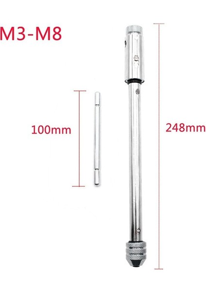 M5-M12 Ayarlanabilir Ratchet El Tap Anahtarı Plus Filament Dokunma Aksesuarlar Atölye Araçları El Araçları (Yurt Dışından) fırsatları