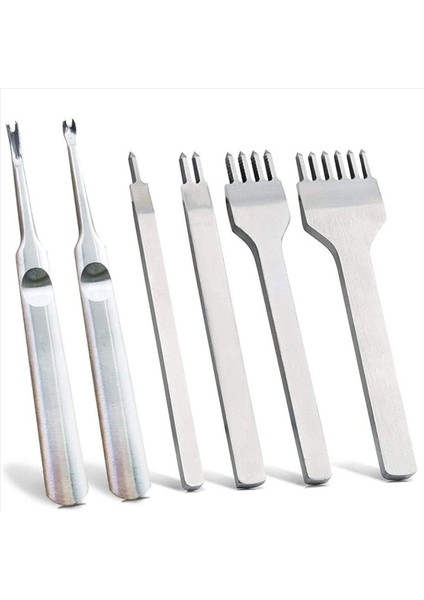 18PCS 1/2/4/6 Prong Dıy Döküm Dikiş Kesme Seti Deri Kenar Skiving Dıy Craft Aracı (4mm) (Yurt Dışından) fiyatları