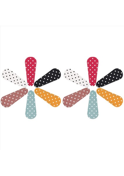 12 Adet Nakış Makası Kılıf Kılıfı Polka Dot Makas Koruyucu Kapak Makasları Makas Koruması Için Deri Kılıf (Yurt Dışından)