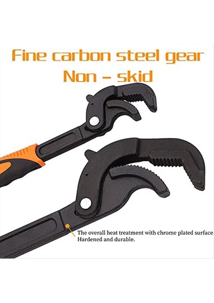 Çok Fonksiyonlu Su Boru Somun Kılavuzu Kendi Kendi Ayrıntılı Anahtar Hızlı Kavrama Boru Anahtarı 0 6-2 4inch 10INCH ve 15 Inç 2pcs (Yurt Dışından) indirimleri