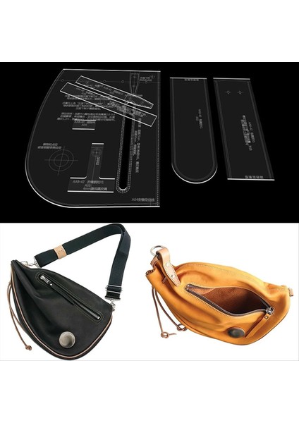 Sling Çantası Akrilik Şablon Deri Desen Akrilik Deri Şablonlar Kapasite Crossbody Sırt Çantası Aab-42 (Yurt Dışından) fiyatları