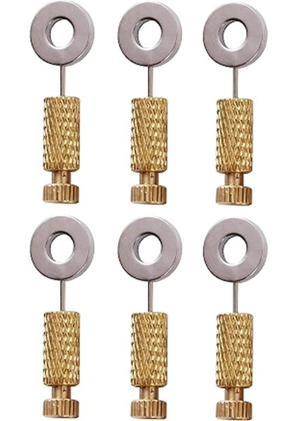 6pcs/set Diy Deri Zanaat Dikiş Pozisyonu Yerleştirilmiş Iğneler Sabit Dikiş Aracı 6-12MM (Yurt Dışından)