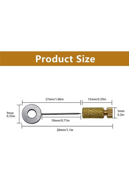 6pcs/set Diy Deri Zanaat Dikiş Pozisyonu Yerleştirilmiş Iğneler Sabit Dikiş Aracı 6-12MM (Yurt Dışından) fiyatları