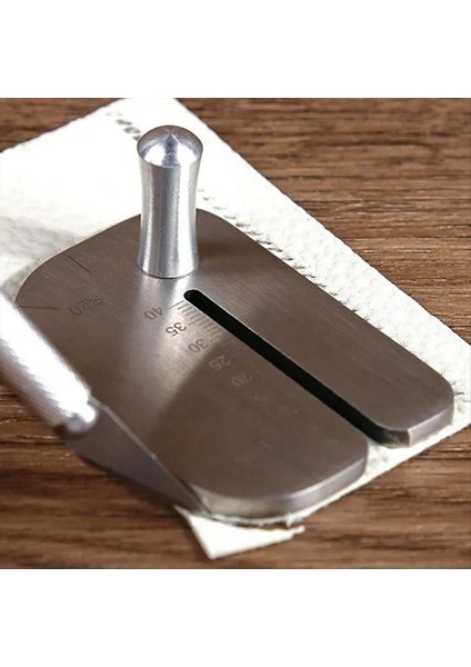 Deri Çekme Tahtası Pratik Kesim Cetvel Alet Paslanmaz Çelik Manuel Deri Kesim Yardımcı Aksesuarlar (Yurt Dışından) fiyatları