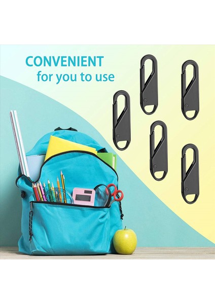 30 Pcs Fermuar Çekme Yedek Fermuar Onarım Kiti Fermuar Kaydırıcı Çekme Sekmesi Evrensel Fermuarlı Fixer Metal Fermuar Kafası (Siyah) (Yurt Dışından) fırsatları