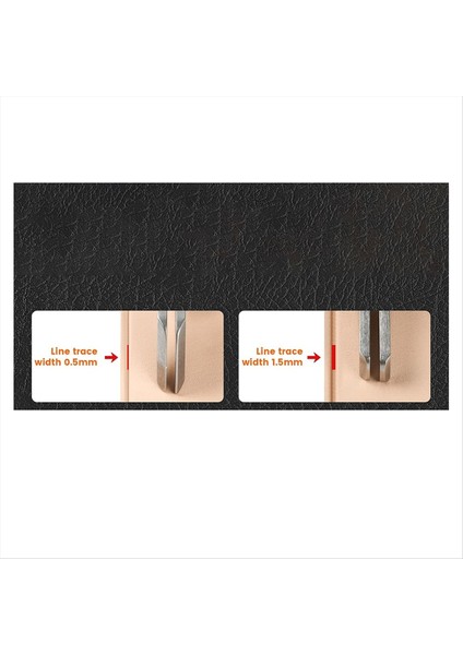 Deri Işçilik ve Çalışma Aletleri Için Ayarlanabilir Kenar Çizimi Siyah Ceviz Saplı Paslanmaz Çelik Bir (Yurt Dışından) modelleri