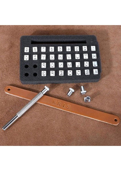 38 Adet Deri Damgalama Aletleri Deri Çalışma Için Lastik Çekiçli Alfabe Deri Damgalama Kiti (6mm) (Yurt Dışından) fırsatları