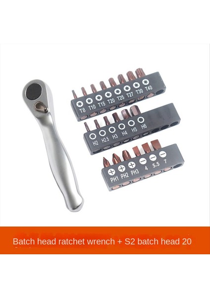 Mini Dikenli Tekerlek Anahtarı 1/4 Pozitif ve Ters Hızlı Tornavida Iç Altıgen Erik Çiçeği Çiçeği Çoklu Fonksiyon Seti (Yurt Dışından) fırsatları