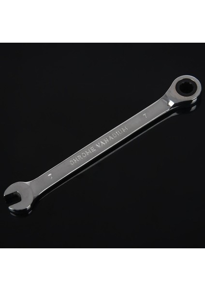 Çelik Sabit Kafa Cırcırlama Cırcır Spanner Dişli Anahtarı Açık Uç ve Yüzük Boyutu 7mm (Yurt Dışından) indirimleri