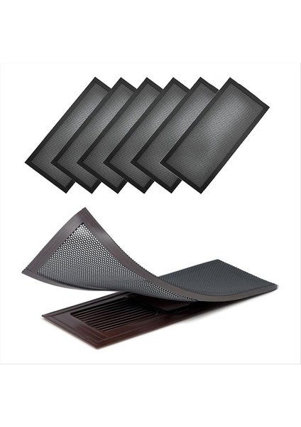 Zemin Havalandırma Davlumbazları 6 Pack - 4X10INCH Manyetik Havalandırma Kayıt Filtresi - Hvac Zemin Izgaraları Için Yıkanabilir Örgü Ekran Kapakları (Yurt Dışından)