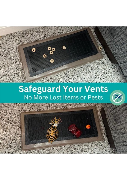 Zemin Havalandırma Davlumbazları 6 Pack - 4X10INCH Manyetik Havalandırma Kayıt Filtresi - Hvac Zemin Izgaraları Için Yıkanabilir Örgü Ekran Kapakları (Yurt Dışından) modelleri