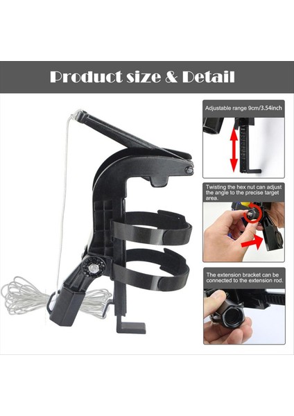 Spreyler Uzatma Kutup Adaptörü Püskürtücü Uzatma Kutup Adaptörü Ayarlanabilir Açılı Püskürtme Uzatma Ayar Braketi A (Yurt Dışından) fiyatları