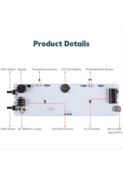 Lehimleme Uygulama Kiti Rgb Renkli Modları ile 4 Hanlı Dijital Çalar Saat Kiti Diplay Dıy Saati Lehinli Proje Kiti (Yurt Dışından) fırsatları