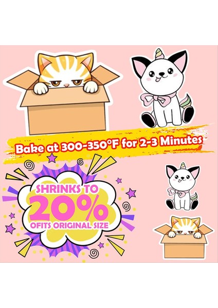 Yazdırılabilir Shrink Plastik Sayfası Kiti Kızlar Için Pembe Sayfa Kiti Dıy El Sanatları ve Anneler Günü Leri (Yurt Dışından) fırsatları