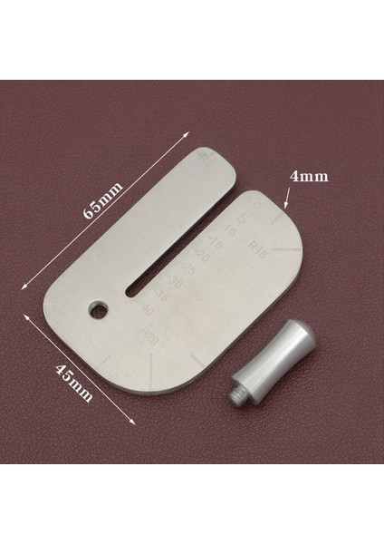 2pcs Paslanmaz Çelik Deri Çekme Tahtası Pratik Kesme Cetveli Alet Deri Kesim Delirici Demir Yardımcı Aksesuarlar (Yurt Dışından) fiyatları