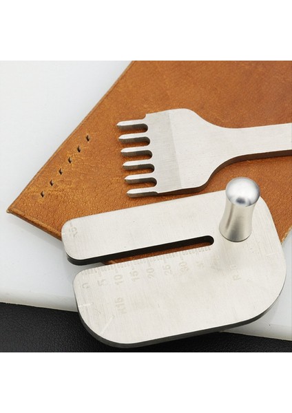 2pcs Paslanmaz Çelik Deri Çekme Tahtası Pratik Kesme Cetveli Alet Deri Kesim Delirici Demir Yardımcı Aksesuarlar (Yurt Dışından) fırsatları