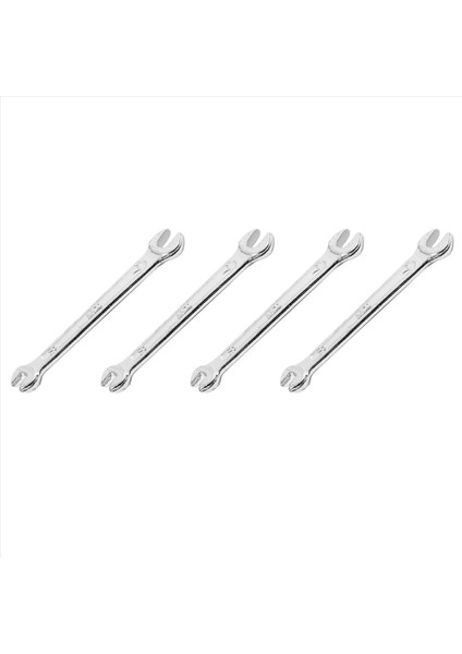 4x Gümüş Ton 5 5mm x 7mm U Şekil Çift Açık Uçlu Anahtar Aracı (Yurt Dışından)