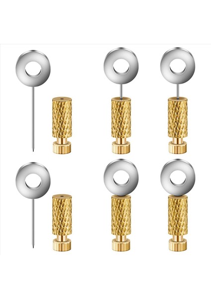 24PCS Dıy Deri El Dikiş Pozisyonu Yer El Aleti Konumlandırma Iğneleri Dikiş Sabit Sütü Leathercraft Aracı (Yurt Dışından) modelleri