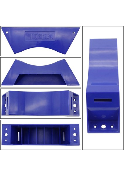 2pcs Propan Tank Tutucu Silindir Duvarı Monte Braket Gaz Silindir Braketi Dayanıklı Abs Gaz Silindiri Vidalar Mavisi (Yurt Dışından) modelleri