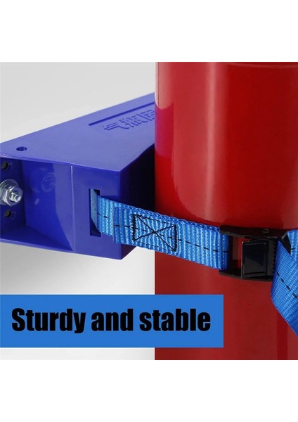 2pcs Propan Tank Tutucu Silindir Duvarı Monte Braket Gaz Silindir Braketi Dayanıklı Abs Gaz Silindiri Vidalar Mavisi (Yurt Dışından) fırsatları