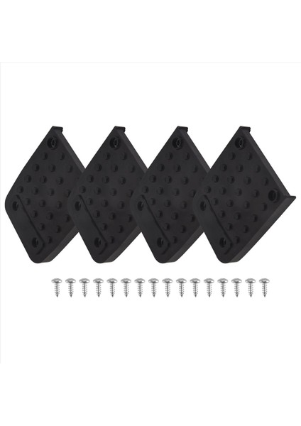 Tapı Tabanları Alçıpan Için Kayma Önleyici Pedler 4pcs Stilt Roles Yedek Kiti Kaymaz Ayak Pedleri Inşaat Tripod Mat (Yurt Dışından) modelleri