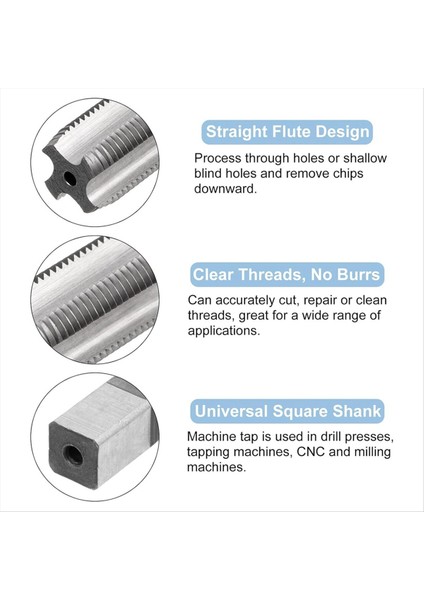 3pcs Musluk ve Kalıp Seti Metrik M12 x 1 Iş Parçacığı Muslukları ve Yuvarlak Kalıp Dokunma Dişleme Aracı Nut Vidalı Vidalı Cıvata Için Tap &amp Die Kit (Yurt Dışından) fırsatları