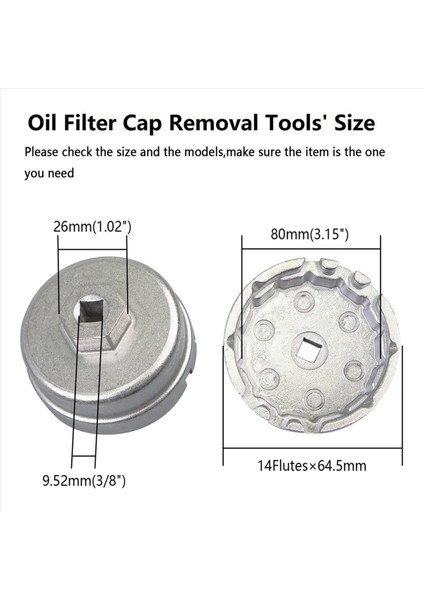 2x Yağ Filtresi Anahtarı Yağ Filtre Kapağı Aracı 14 Toyota Lexus Prius Scion CT200H Için Flüt 1 8l 4 Silindir Motoru (Yurt Dışından) indirimleri