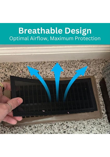 Zemin Havalandırma Davlumbazları 6 Pack - 4X10INCH Manyetik Havalandırma Kayıt Filtresi - Hvac Zemin Izgaraları Için Yıkanabilir Örgü Ekran Kapakları (Yurt Dışından) indirimleri