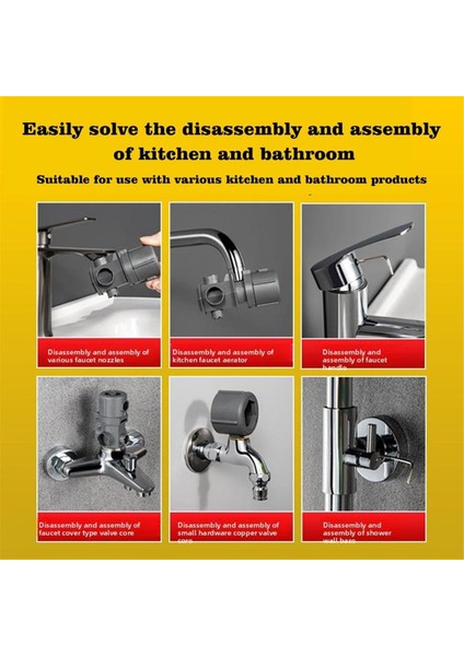 Musluk ve Lavabo Tesisatı Havza Anahtarı Çok Amaçlı Anahtar Sıhhi Tesisat Aracı Sıhhi Tesisat Anahtarı Çok Işlevli Lavabo Anahtarı (Yurt Dışından) fiyatları