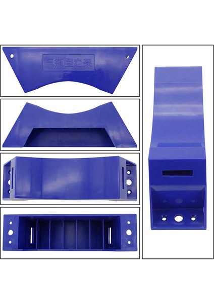 8pcs Propan Tank Tutucu Silindir Duvarı Monte Braket Gaz Silindir Braketi Dayanıklı Abs Gaz Silindiri Vidalar Mavisi (Yurt Dışından) fiyatları