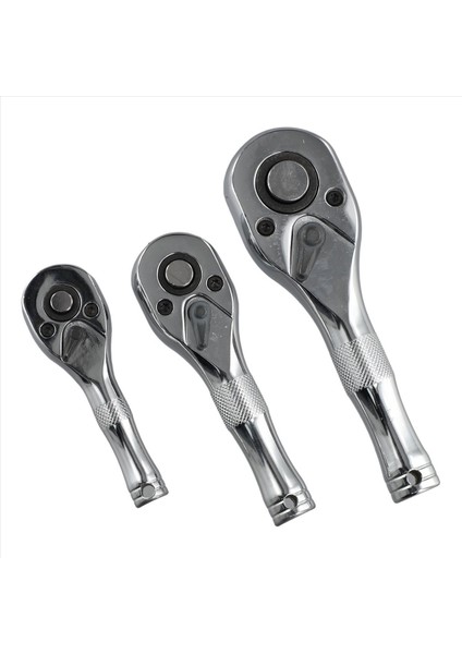 72 Diş Hızlı Soket Mini Cırcır Anahtarı 1/4 3/8 1/2 Büyük Orta Küçük Sinek Iki Yönlü Boynuzlar Kısa Saplı Onarım El Aletleri (Yurt Dışından) modelleri